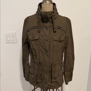 Banana Republic Women's Army Green/Olive Utility Jacket Women’s - Size XS